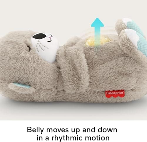 Fisher-Price Baby Toy Soothe 'n Snuggle Otter Portable Plush Sound Machine with Music Lights & Breathing Motion for Newborns 0+ Months preview 10