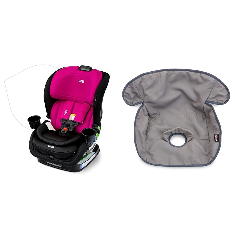 Britax Poplar Convertible Car Seat, 2-in-1 Car Seat with Slim 17-Inch Design & Car Seat Waterproof Liner - Moisture Wicking Fabric + No Slip Grip + Machine Washable + Crash