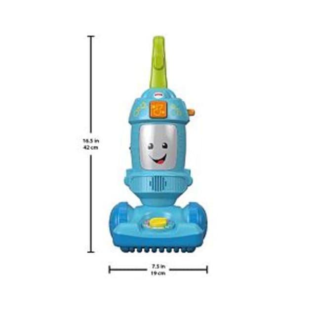 Fisher-Price Toddler Toy Laugh & Learn Light-Up Learning Vacuum Musical Push Along for Pretend Play Infants Ages 1+ Years​ preview 6