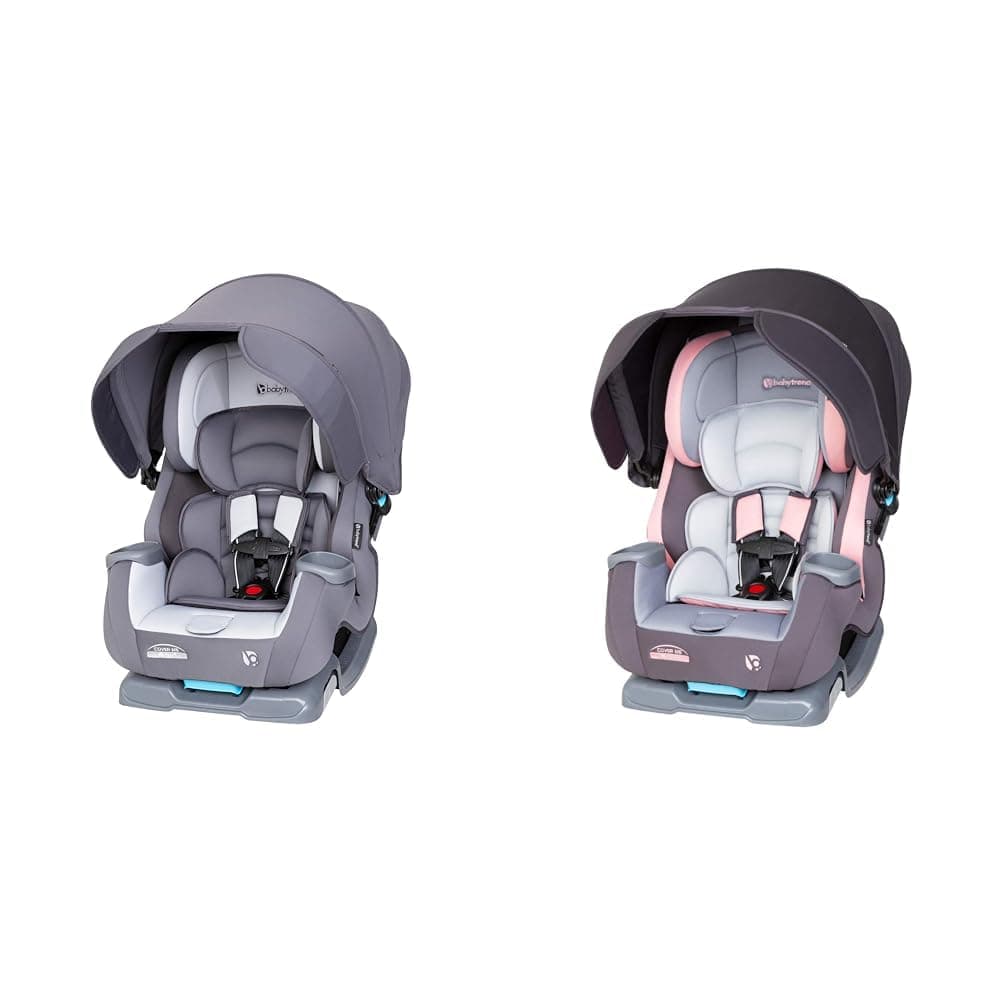Baby Trend Cover Me 4 in 1 Convertible Car Seat Bundle, Vespa and Quartz Pink, 18.25 Inch
