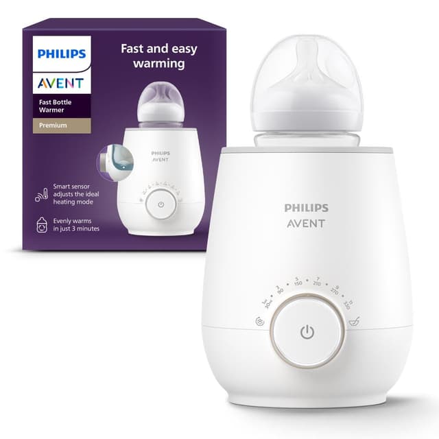 Philips Avent Premium Fast Bottle Warmer, with Smart Temperature Control, Water Bath Technology, Automatic Shut-Off, Model SCF358 preview 1