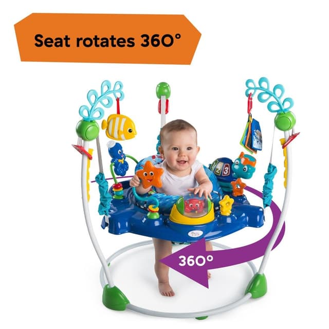 Baby Einstein Neptune's Ocean Discovery Activity Jumper, Ages 6 months +, Max weight 25 lbs., Unisex preview 4