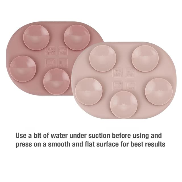 PandaEar 12PCS Silicone Baby Feeding Set | 2 Sectioned Baby Suction Plate, 2 Baby Bibs, 2 Toddler Cup, 4 Baby Spoons & 2 Baby Forks | Baby Led Weaning Supplies preview 5