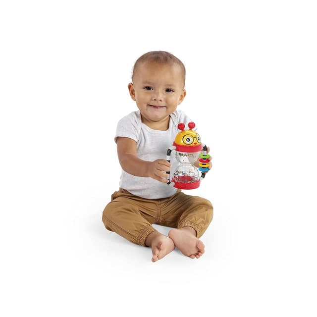 Baby Einstein Cal’s Sensory Shake-up Developmental Activity Rattle Toy, BPA Free, for Infants Ages 3 Months and up preview 2
