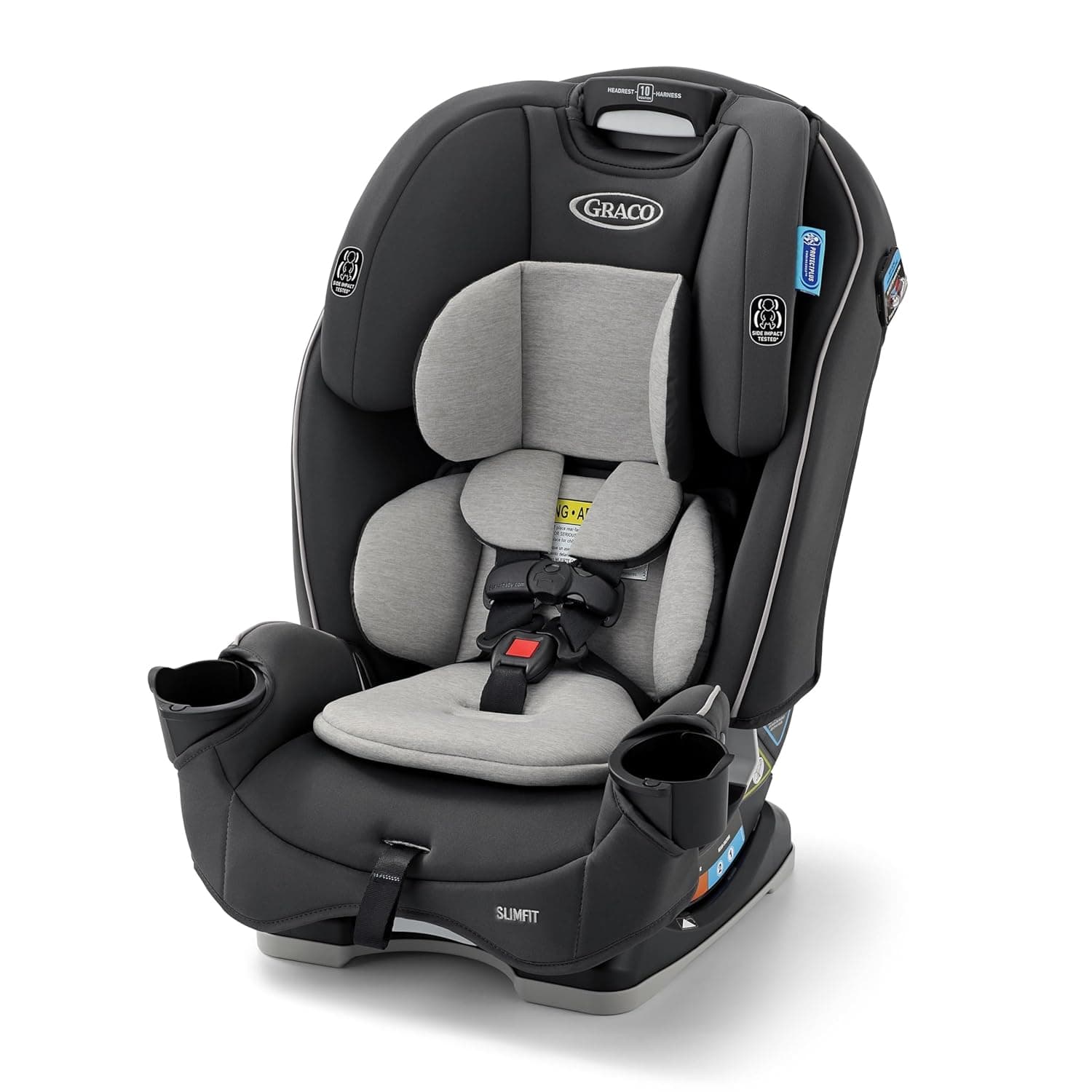 Graco Slimfit 3 in 1 Convertible Car Seat | Slim & Comfy Design Saves Space in Your Back Seat, Darcie