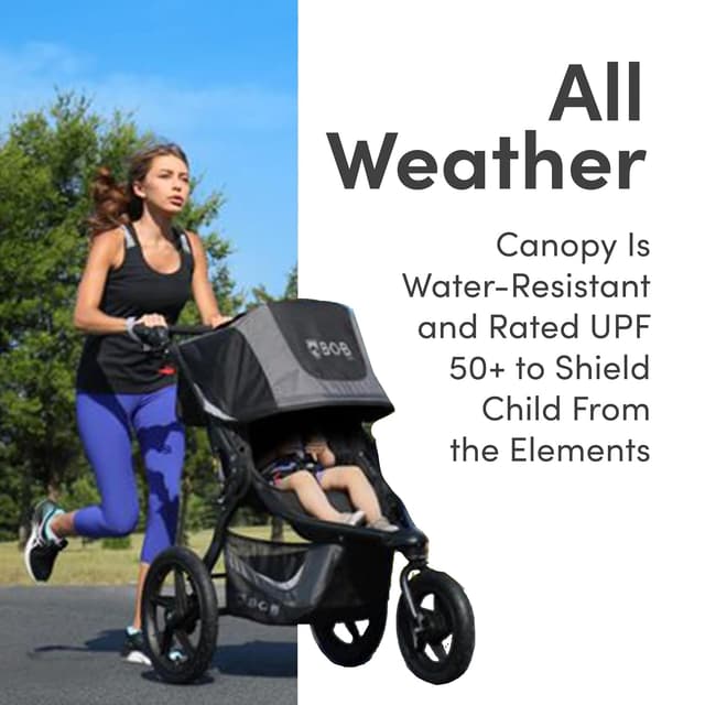 BOB Gear Revolution Flex 3.0 Jogging Stroller, Graphite Black preview 7