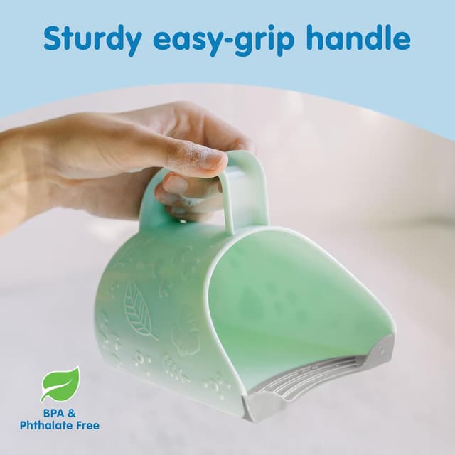 Dr. Brown's CleanUp Dino-Pour Baby Bath Rinse Cup, Tear-Free Rinsing for Babies and Toddlers, BPA Free preview 6