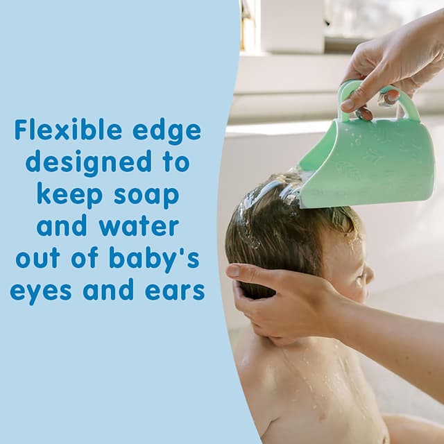 Dr. Brown's CleanUp Dino-Pour Baby Bath Rinse Cup, Tear-Free Rinsing for Babies and Toddlers, BPA Free preview 3