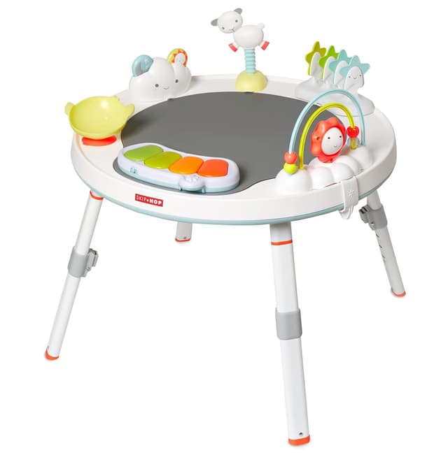 Skip Hop Baby Activity Center: Interactive Play Center with 3-Stage Grow-with-Me Functionality, 4mo+, Silver Lining Cloud preview 5