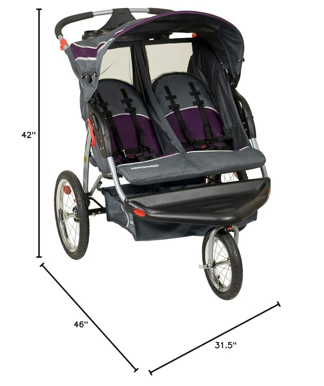Baby Trend Expedition Double Jogger Stroller, Griffin preview 10