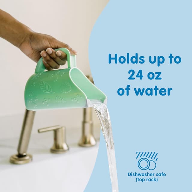 Dr. Brown's CleanUp Dino-Pour Baby Bath Rinse Cup, Tear-Free Rinsing for Babies and Toddlers, BPA Free preview 4