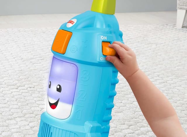 Fisher-Price Toddler Toy Laugh & Learn Light-Up Learning Vacuum Musical Push Along for Pretend Play Infants Ages 1+ Years​ preview 5