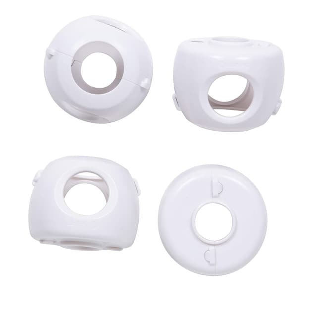 Safety 1st Parent Grip Door Knob Covers, White, One Size,4 Count (Pack of 1) (HS3260600), Packaging may vary preview 4