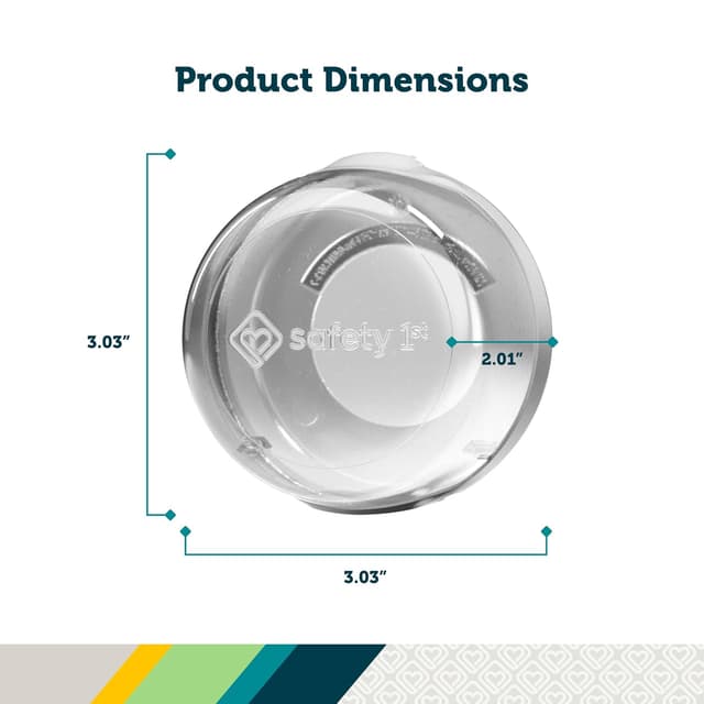 Safety 1st Child Proof Clear View Stove Knob Covers (Set of 5) preview 4