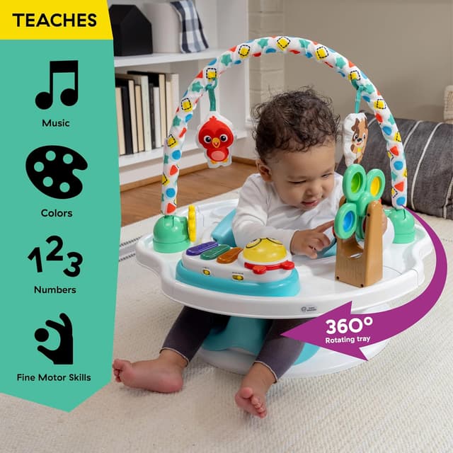 Baby Einstein SuperSeat Touch of Tunes 3-in-1 Activity Seat, with Music & Lights, Ages 6 Months and Up preview 3