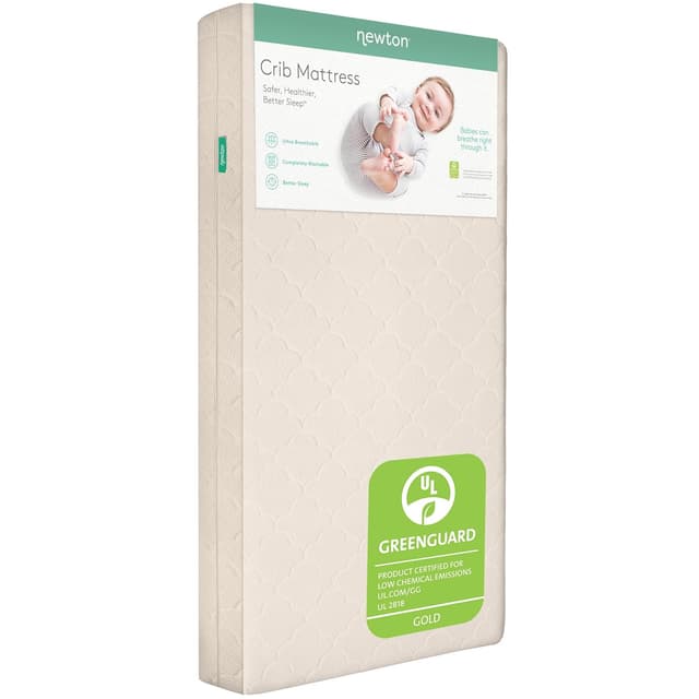 Newton Baby Crib Mattress and Toddler Bed - Ultra-Breathable Proven to Reduce Suffocation Risk, Washable Core & Cover, All-Stages, Infant to Toddler, Deluxe 5.5" Thick - White preview 10