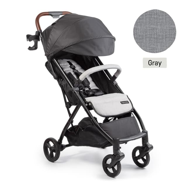 Ingenuity Ingenuity 3Dquickclose CS+ Compact Fold Stroller – Lightweight Stroller with Oversized Canopy, Extra-Large Storage and Compact Fold, Gray preview 8
