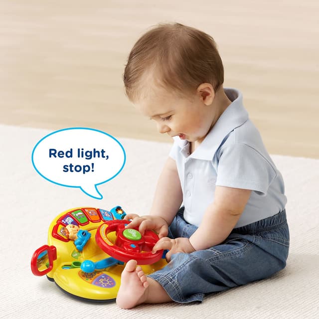 VTech Turn and Learn Driver (Frustration Free Packaging), Yellow preview 4