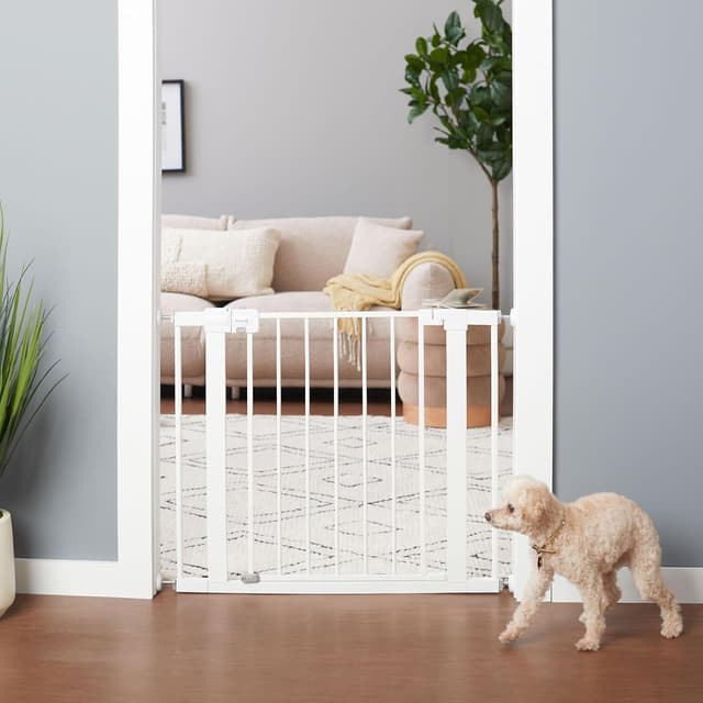 Safety 1st Easy Install 28" High Walk Thru Gate, Fits Between 29" and 38" preview 8