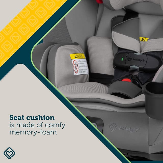 Safety 1st Everslim DLX Slim Convertible Car Seat– A 4-in-1 Convertible Child Safety Car Seats; Baby Car Seats for 5-100 lbs, High Street preview 8