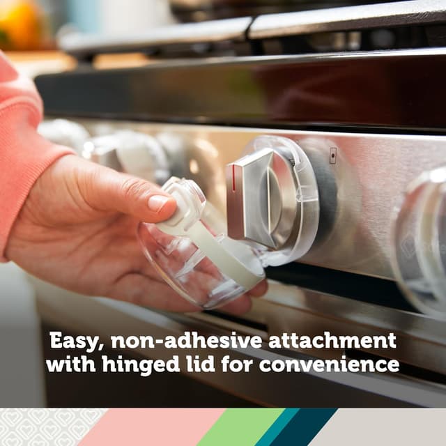 Safety 1st Child Proof Clear View Stove Knob Covers (Set of 5) preview 2