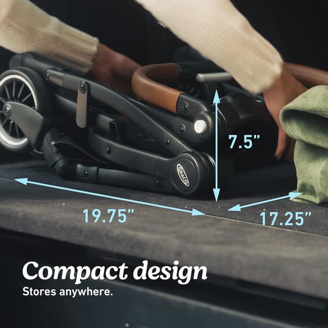 Graco Gomax Next Gen Travel System, Car Seat Stroller Combo, Rear Facing Infant Car Seat, Compact Stroller for Travel preview 7