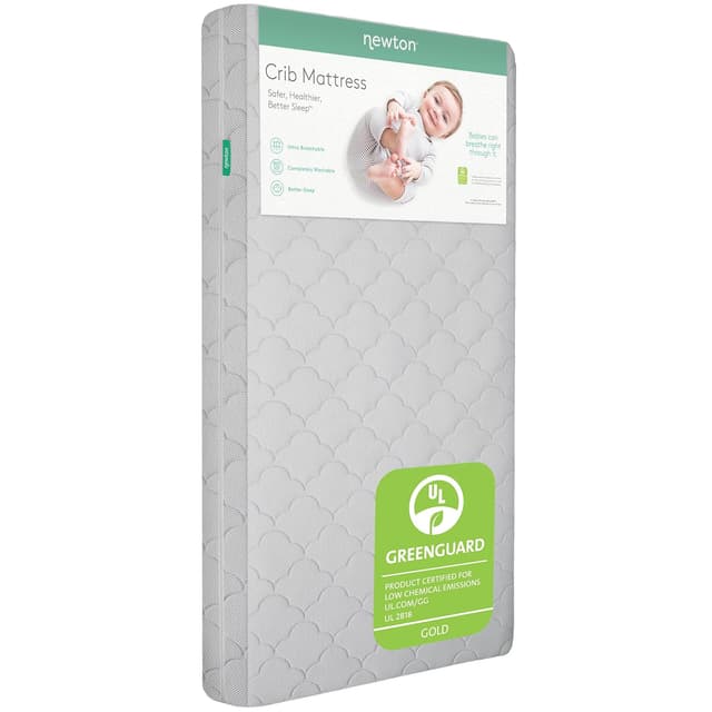 Newton Baby Crib Mattress and Toddler Bed - Ultra-Breathable Proven to Reduce Suffocation Risk, Washable Core & Cover, All-Stages, Infant to Toddler, Deluxe 5.5" Thick - White preview 9