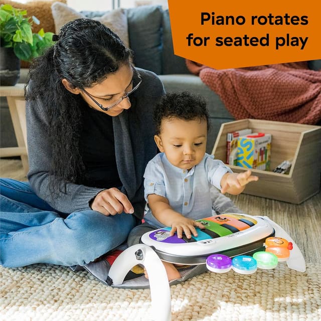 Baby Einstein 4-in-1 Kickin' Tunes Music and Language Play Gym and Piano Tummy Time Activity Mat preview 8