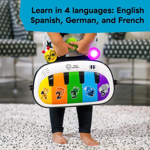 Baby Einstein 4-in-1 Kickin' Tunes Music and Language Play Gym and Piano Tummy Time Activity Mat preview 10