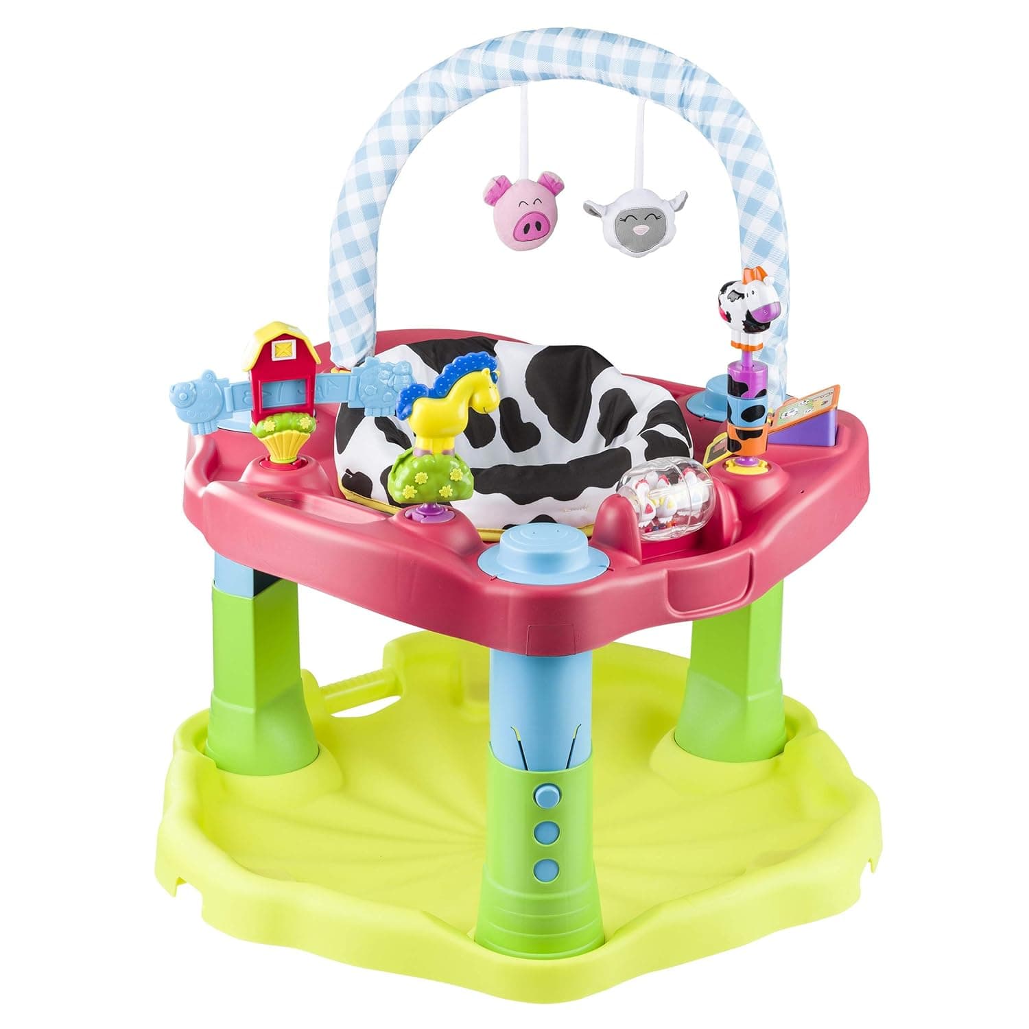 Evenflo Exersaucer Moovin & Groovin Activity Center, 25x30x30 Inch (Pack of 1)
